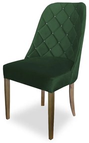 Cadeira de Jantar Dublin Suede Verde Bandeira