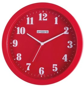 Relógio de Parede Quartz Vermelho Panetone