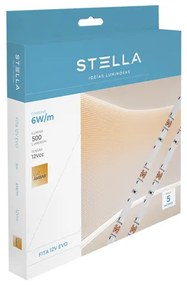 Fita De Led 6w Por Metro 12v 2400k 5m Evo