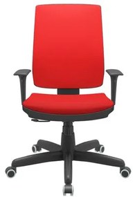 Cadeira Office Brizza Soft Aero Vermelho RelaxPlax Base Standard 120cm - 63912 Sun House