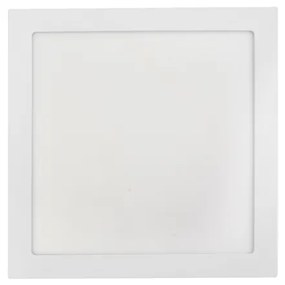 Plafon Led Embutir Quadrado Aluminio Branco 24W Yamamura - LED BRANCO QUENTE (3000K)