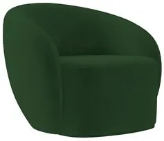 Poltrona para Sala de Estar Orgânica Kit com 2 Garbin K04 Veludo Verde