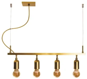 Pendente Branch S/ Globos 85Cm 4L E27 | Usina 16553/4 (MR-T - Marrom Texturizado)