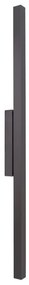 Arandela Led Aluminio Grafite 24w 3000k Fit