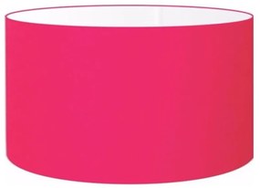 Cúpula abajur e luminária cilíndrica vivare cp-8024 Ø50x25cm - bocal europeu - Rosa-Pink