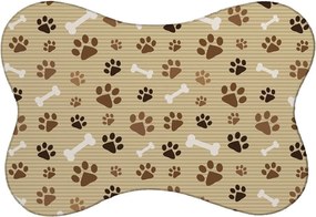 Tapete Mdecore PET Mdecore Pata Bege 46x33cm