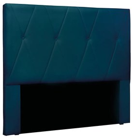 Cabeceira Cama Box Queen 160 cm Aquilla Veludo S04 - D'Rossi - Azul Marinho