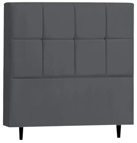 Cabeceira Roma para Cama Box Queen 160 cm Suede - D'Rossi - Cinza