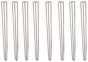 Kit 8 Pés de Metal 90 CM Hairpin Legs Aparador e Mesa de Canto Bronze G41