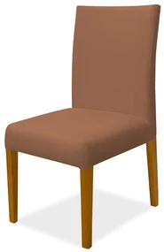 Cadeira de Jantar Milan Veludo Telha