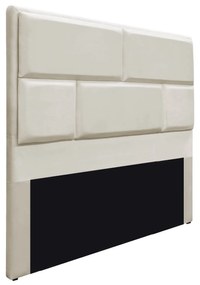 Cabeceira Solteiro Brick P02 90 cm para cama Box Linho - ADJ Decor