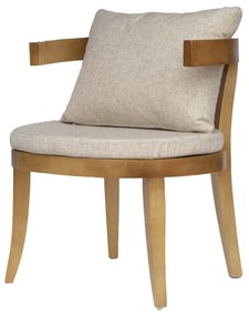 Cadeira Contemporânea Abraço - Mel Pinus  Kleiner