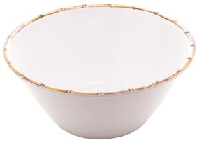 Saladeira Melamina Bambu Branco 25x12cm 28314 Bon Gourmet