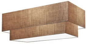 Plafon Para Sala Retangular SL-3044 Cúpula Cor Palha