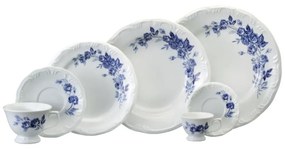 Aparelho De Jantar, Chá E Café Porcelana Schmidt 42 Peças - Dec. Cora 2267