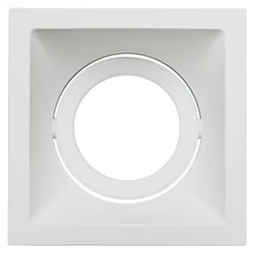 Plafon Embutir Aluminio Square 11,6Cm - BRANCO