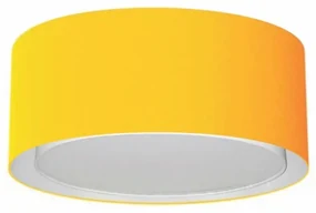 Plafon Para Quarto Cilíndrico SQ-3036 Cúpula Cor Laranja