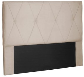 Cabeceira Aquilla Para Cama Box Solteiro 90 cm Suede - D'Rossi - Bege