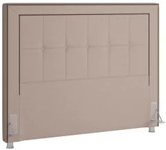 Cabeceira Cama Box Casal 140cm Paolla P02 Linho Bege Cru - Mpozenato