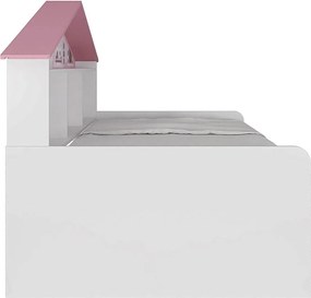 Cama Infantil Casa De Boneca Com Cama Auxiliar E Luz/Led Pura Magia