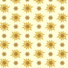 Papel de parede adesivo arabesco amarelo e marrom