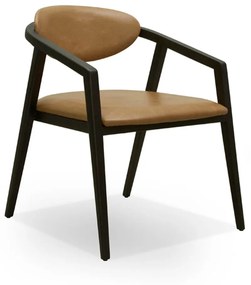 Cadeira com Braço Dhemila Estofada Estrutura Madeira de Manejo