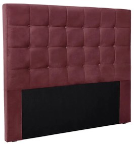 Cabeceira Cama Box Casal 140 cm Verona Veludo Vinho S04 - D'Rossi