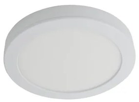 Plafon Led Embutir Redondo 5W Branco 9Cm - LED BRANCO QUENTE (3000K)