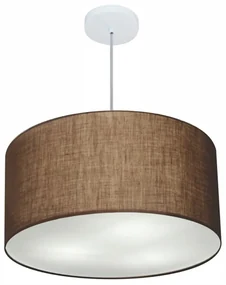 Pendente Cilíndrico Café MJ-4080 Para Mesa de Jantar e Estar