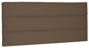 Cabeceira Painel La Italiana Para Cama Box King 195 cm Suede - D'Rossi - Caramelo