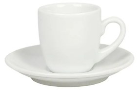 Xicara Café Com Pires 60Ml Porcelana Schmidt - Mod. Brito