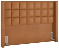 Cabeceira Cama Box Queen 160cm Pisa Z37 Sintético Caramelo - Mpozenato