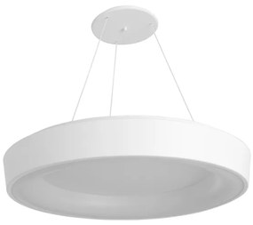 Pendente Led Aluminio Branco 33,6w 3000k Apollo