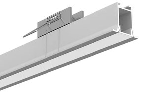 Perfil Led Embutir Branco 42w 3000k 300cm 24v Fit15 Standard