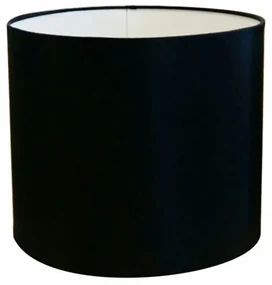 Cúpula Abajur Cilíndrica Cp-7010 Ø25x25cm Preto