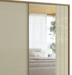 Guarda Roupa Casal 278cm Com 2 Portas Mya Opala/Cumaru Z10  - Mpozenat