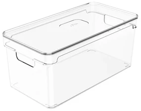 Organizador Com Tampa Clear 30 x 15 x 13 cm