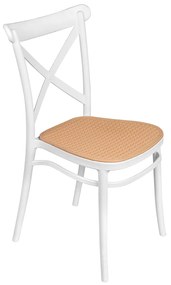 Cadeira Kat Palha – Branco