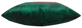 Capa de Almofada Natalina de Suede em Tons Verde 45x45cm - ANT-0105 - Somente Capa