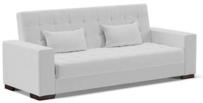 Sofá Cama Casal 3 Lugares 210cm Lisboa Linho D03 - D'Rossi - A05 Cinza