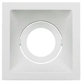 Plafon Embutir Square 9,6Cm Gu10 15W - BRANCO