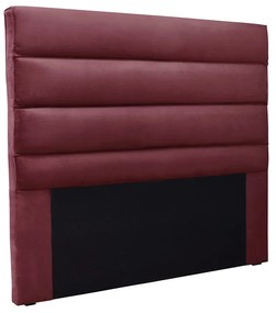 Cabeceira Cama Box Casal 140 cm Arles Veludo S04 - D'Rossi - Vinho