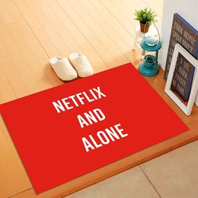 Tapete de Porta, Netflix and Alone - 40x60cm