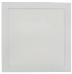 Plafon Led Embutir Quadrado Branco 18W Yamamura - LED BRANCO QUENTE (3000K)