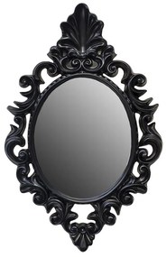 Espelho Coquille - Preto  Clássico Kleiner