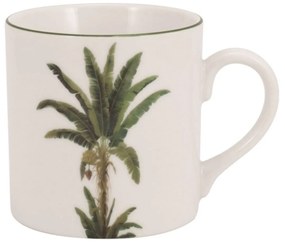 Caneca 350Ml Porcelana Schmidt - Dec. Palmeira 2258