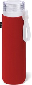 Garrafa de Vidro 470 ml Frost Premium TopGet  Vermelho