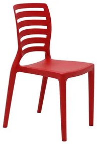 Cadeira Infantil Tramontina Sofia Vermelha em Polipropileno e Fibra de Vidro