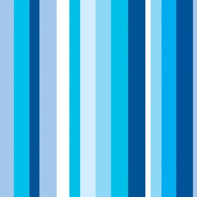 Papel de Parede listrado azul e branco 0.52m x 3.00m