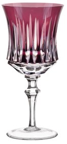 Taça de Cristal Lapidado P/ Vinho Branco - 66 - Ametista  66 - Ametista